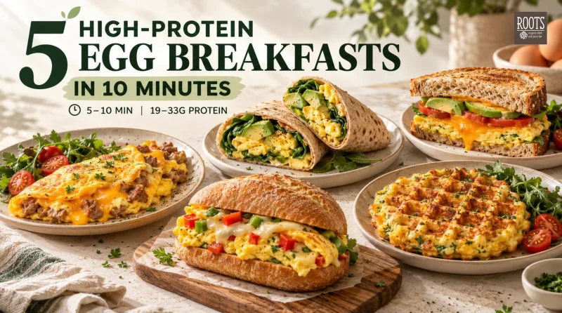 5 Món Trứng Cho Bữa Sáng Giàu Protein Trong 10 Phút