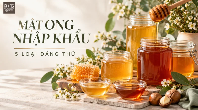 Top 5 Loại Mật Ong Nhập Khẩu Đáng Thử Tại ROOTS