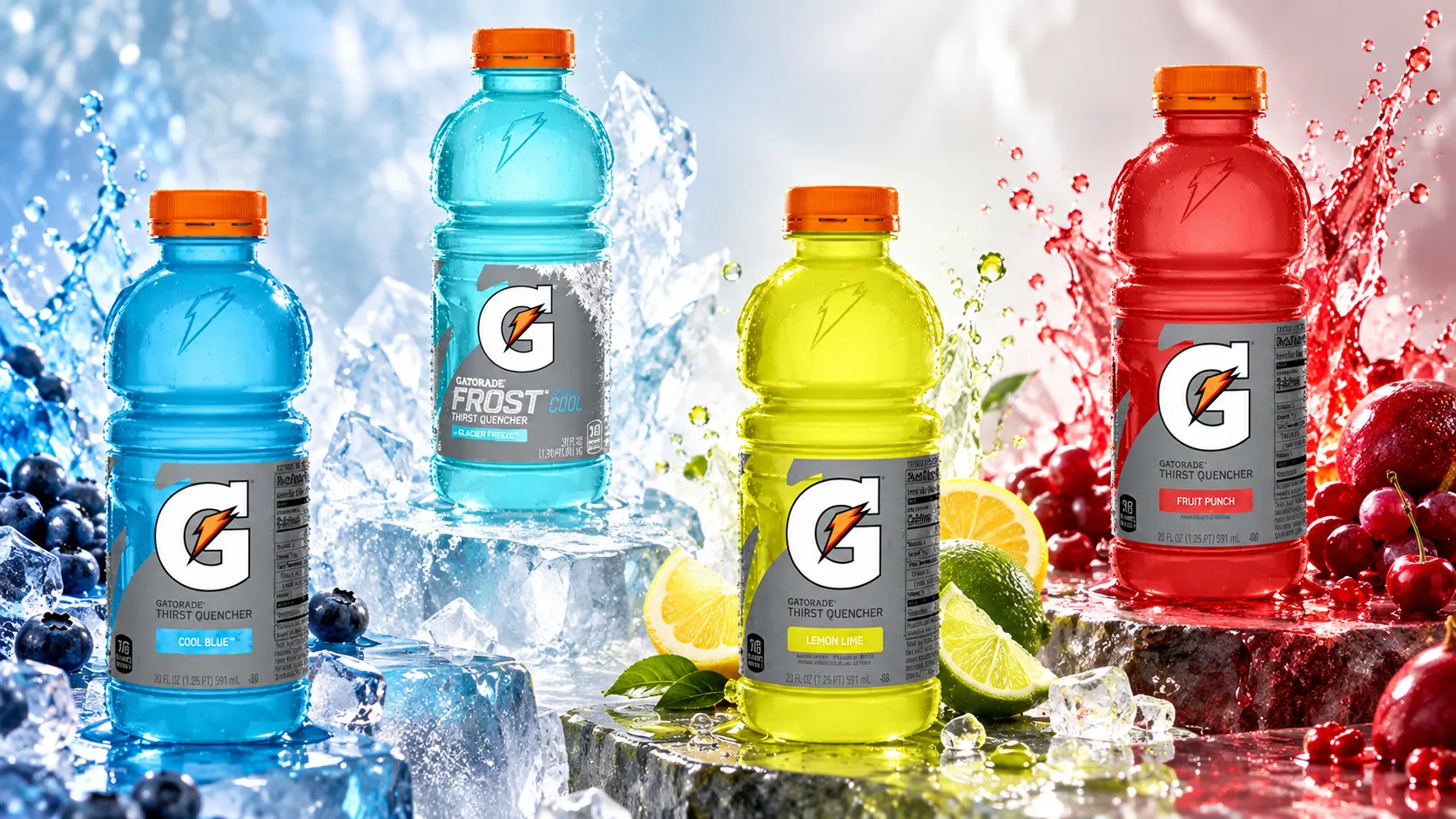 So sánh cảm nhận của bốn vị Gatorade phổ biến