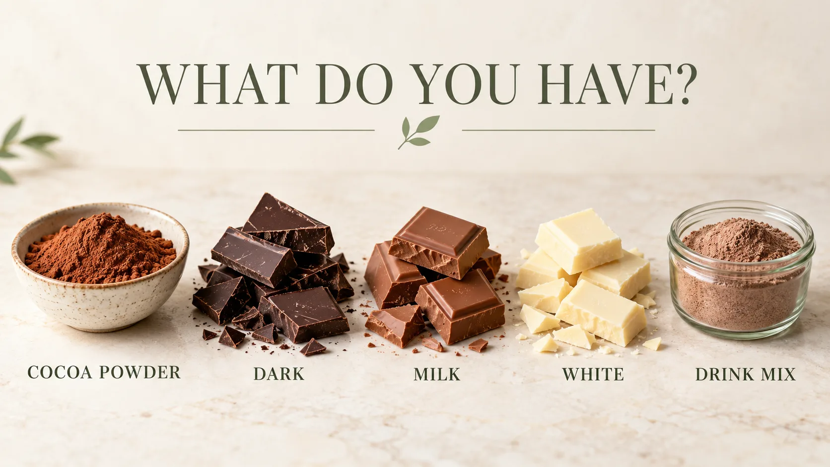 Bột cacao chocolate đen chocolate sữa chocolate trắng và bột chocolate pha uống dùng cho các công thức khác nhau
