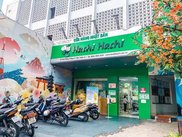 Mặt tiền si&ecirc;u thị Nhật Bản Hachi Hachi tại TP.HCM&nbsp;