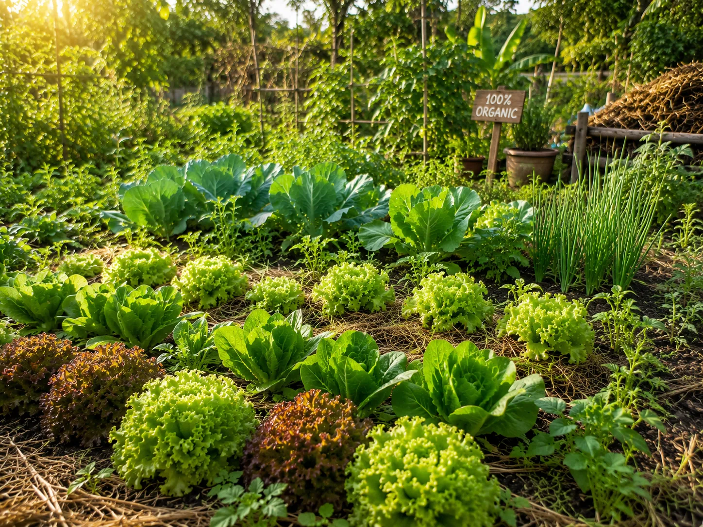Mô hình trồng rau hữu cơ Organic