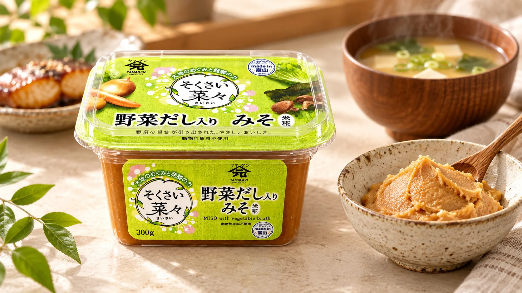 Tương Miso Rau Củ YAMAGEN JOUZOU 500g d&ugrave;ng cho soup, sốt v&agrave; m&oacute;n ướp