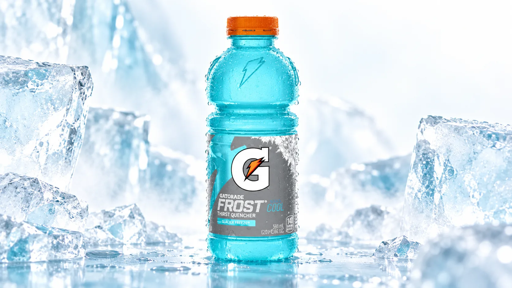 Gatorade Glacier Freeze với cảm giác nhẹ, lạnh và thanh