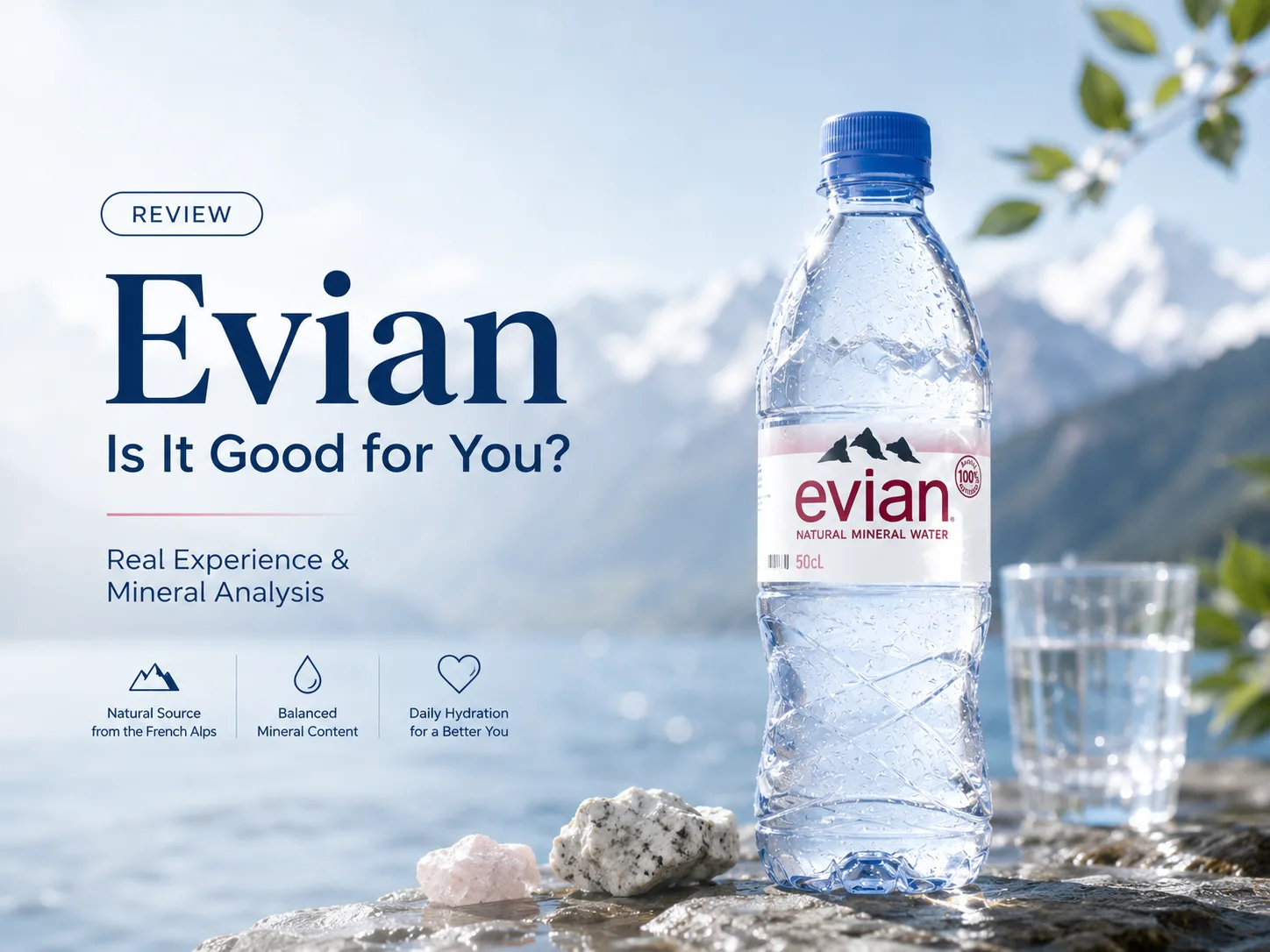 Review Nước Kho&aacute;ng Evian C&oacute; Tốt Kh&ocirc;ng?