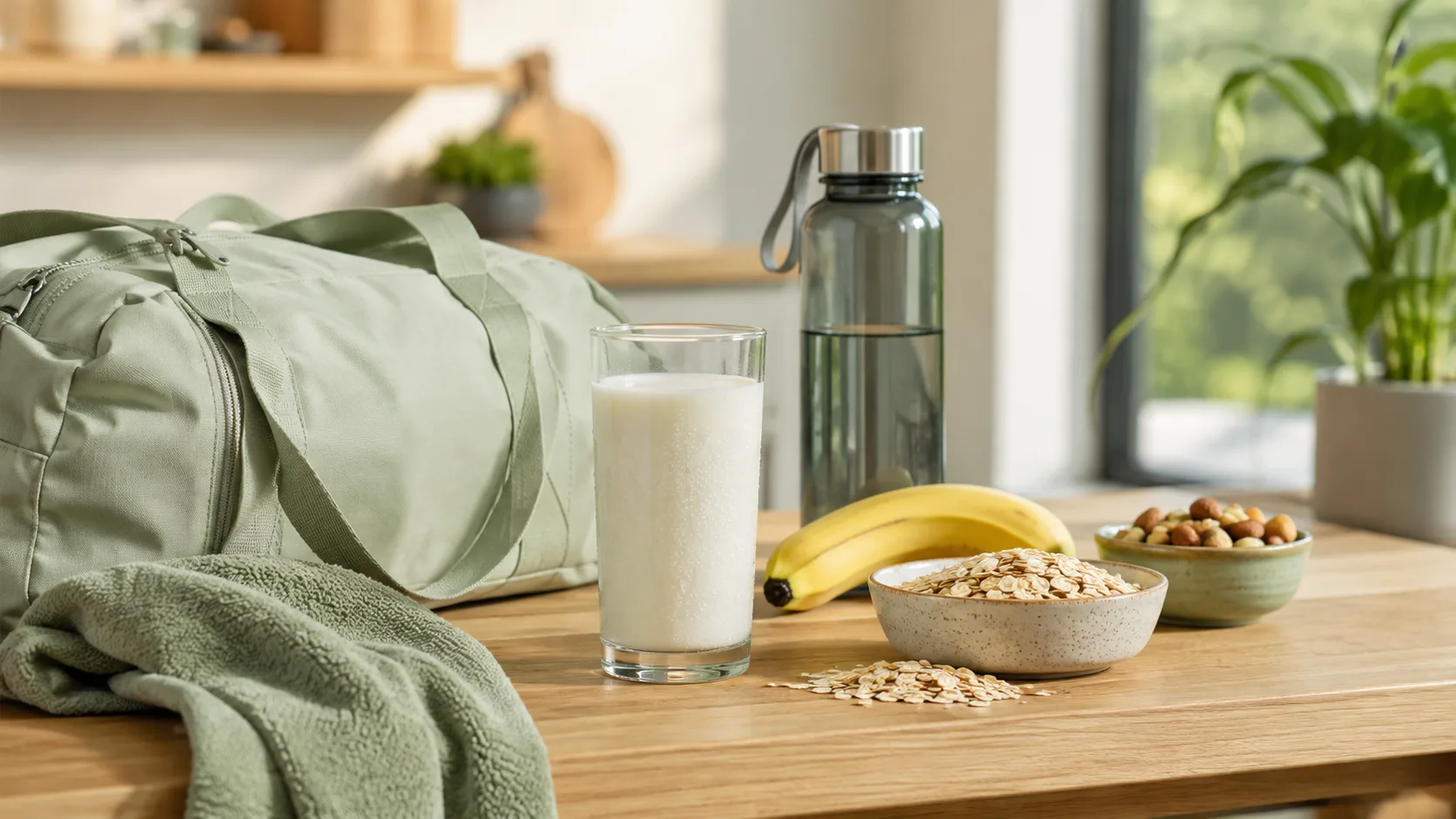 Sữa ít béo cung cấp protein cho người tập luyện và bữa phụ