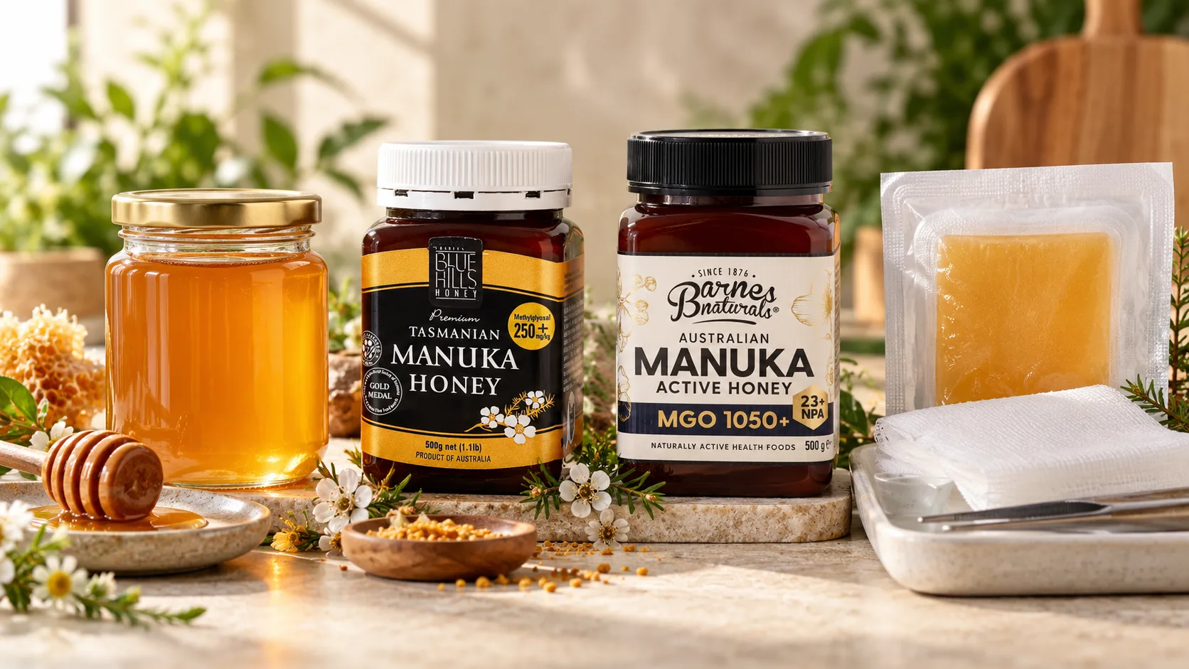 Phân biệt mật ong nguyên chất raw organic và medical grade