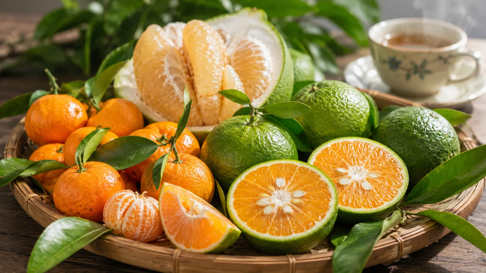 Winter fruits stand out with citrus fruits that provide additional vitamin C, such as oranges, tangerines, and grapefruits