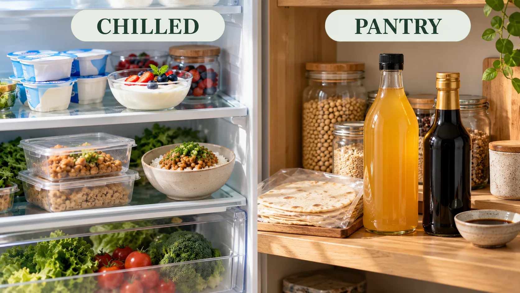 Cách phân biệt thực phẩm lên men cần bảo quản lạnh và sản phẩm bảo quản pantry