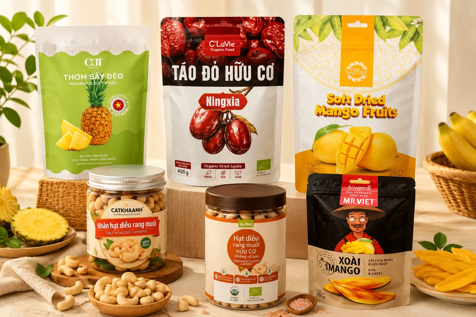 Vietnamese Soft-Dried Tropical Fruit