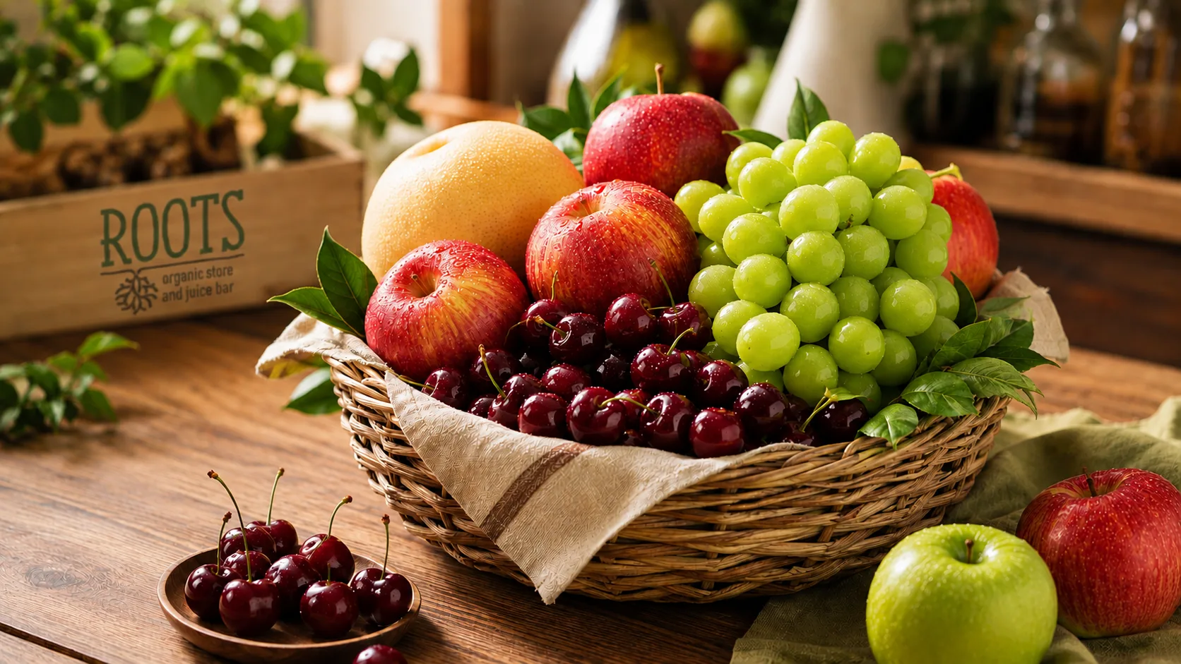 Giỏ tr&aacute;i c&acirc;y nhập khẩu tươi ngon l&agrave;m qu&agrave; tặng cha mẹ dịp Vu Lan