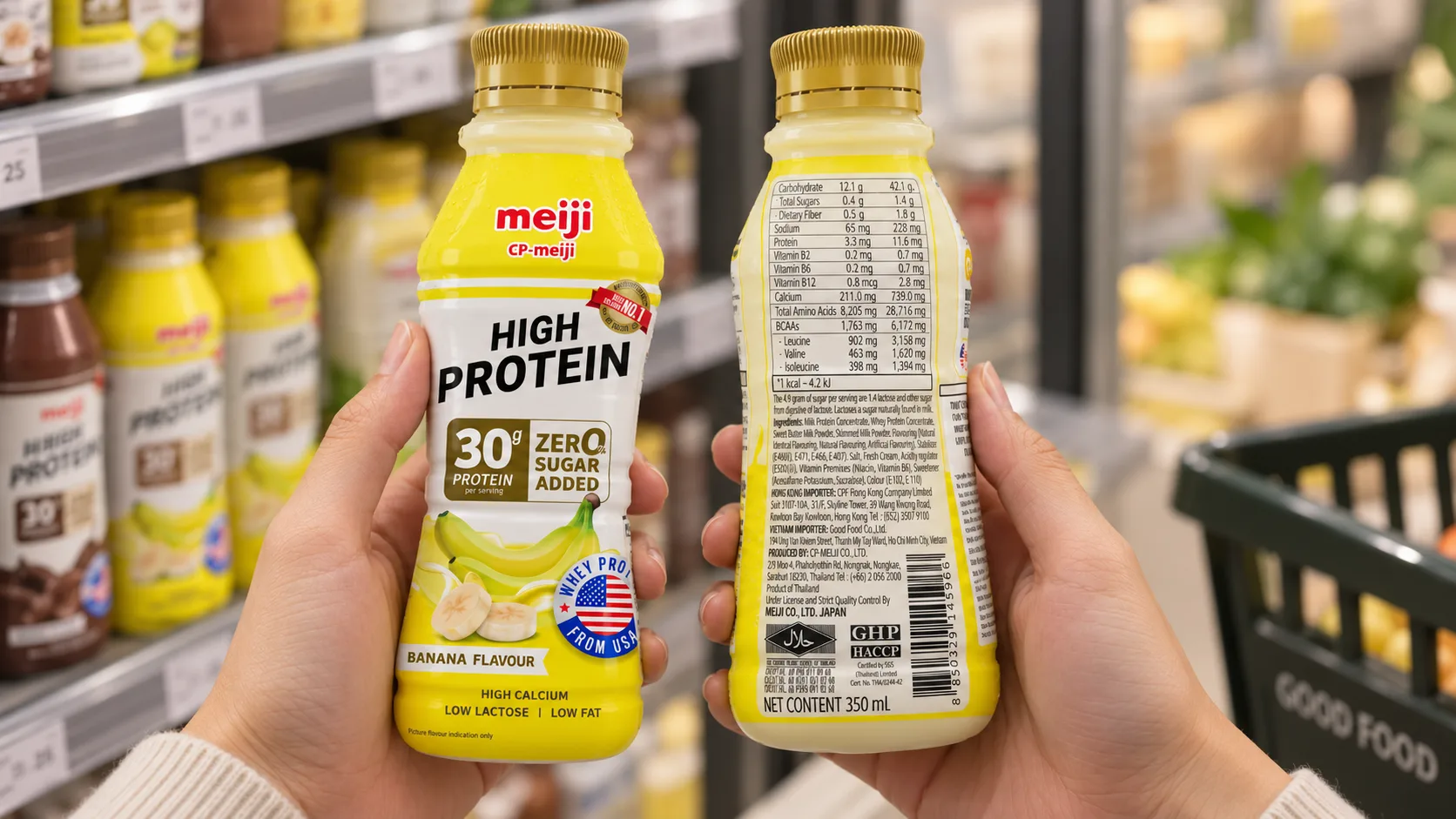 Cách đọc nhãn sữa protein theo protein calories đường chất béo và khẩu phần