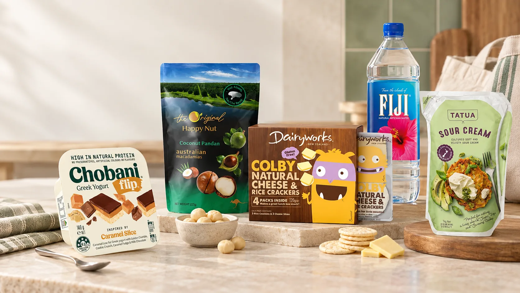 Selection of imported and specialty groceries available in Ho Chi Minh City