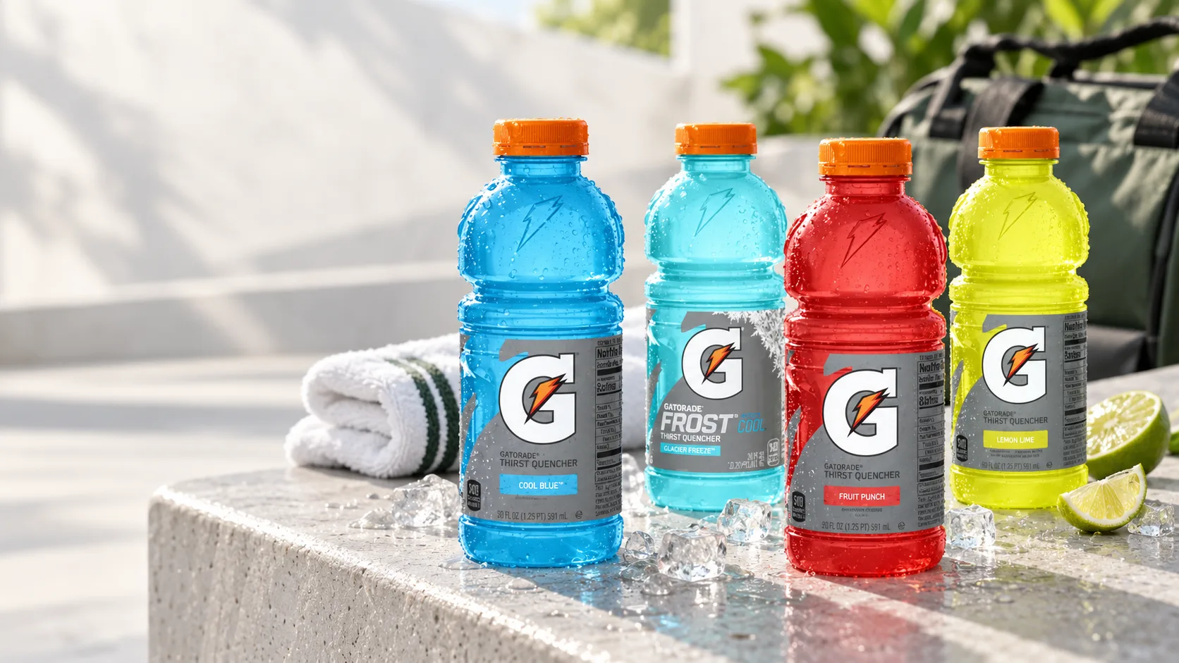 Bốn vị Gatorade phổ biến trong bối cảnh sau khi vận động