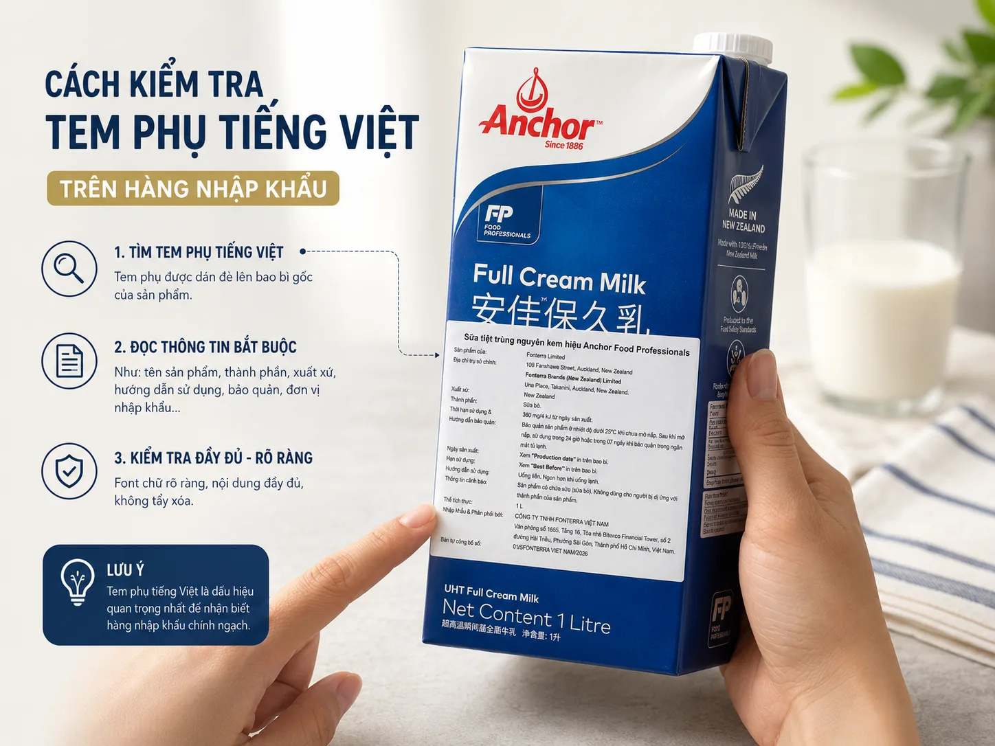 C&aacute;ch kiểm tra tem phụ tiếng Việt tr&ecirc;n bao b&igrave; h&agrave;ng nhập khẩu