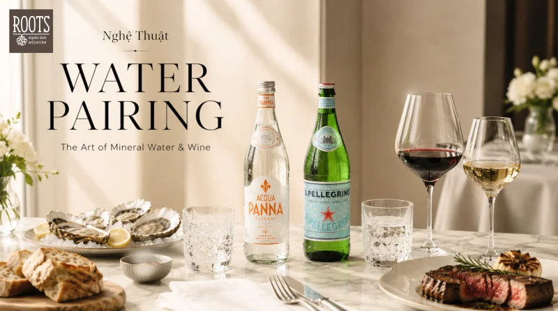 Nghệ Thuật Water Pairing: Hướng Dẫn Kết Hợp Nước Khoáng Và Rượu Vang