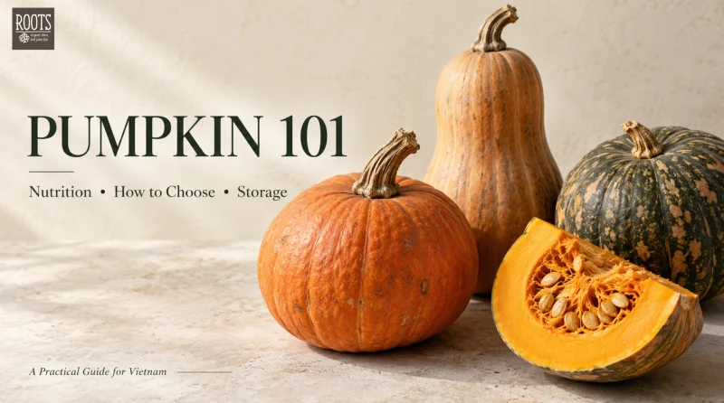 Pumpkin 101: Nutrition Facts and How to Pick a Good One in Vietnam