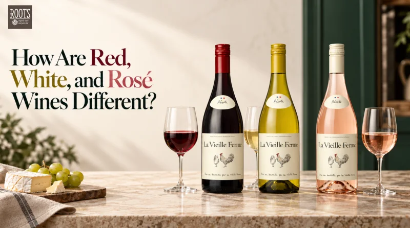 Rượu Vang Đỏ, Trắng, Rosé Khác Nhau Thế Nào?