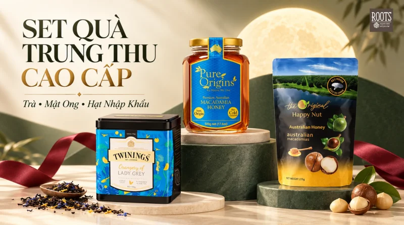Set Quà Trung Thu Cao Cấp: Trà, Mật Ong Và Hạt