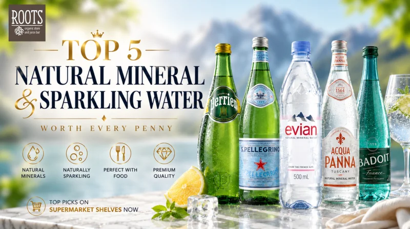 Top 5 Dòng Nước Khoáng Tự Nhiên & Có Ga Đáng Tiền Nhất Trên Kệ Siêu Thị Hiện Nay