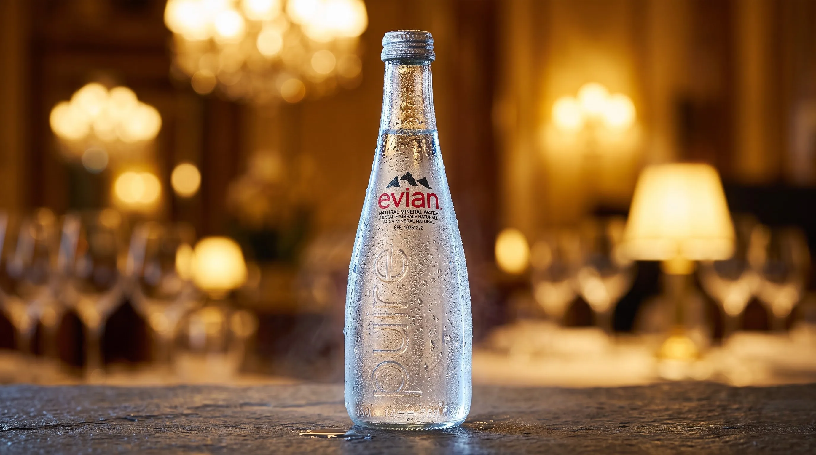 Nước kho&aacute;ng thi&ecirc;n nhi&ecirc;n Evian 330ml