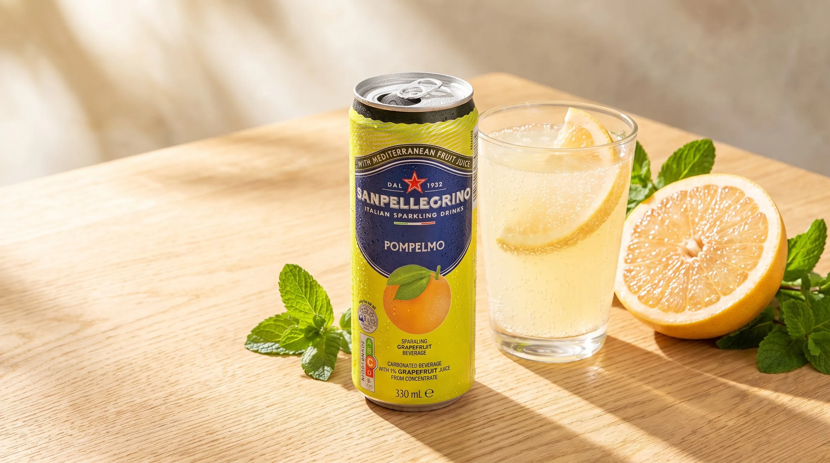 Nước bưởi có ga San Pellegrino Pompelmo 330ml nhập khẩu Ý tại ROOTS